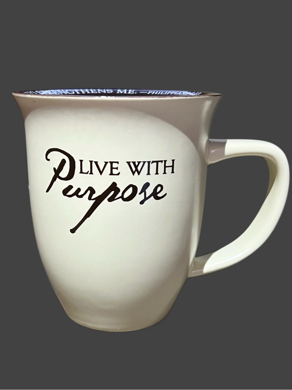 Abbey Ca Inspirational 10oz Gift Mug “Live With Purpose”